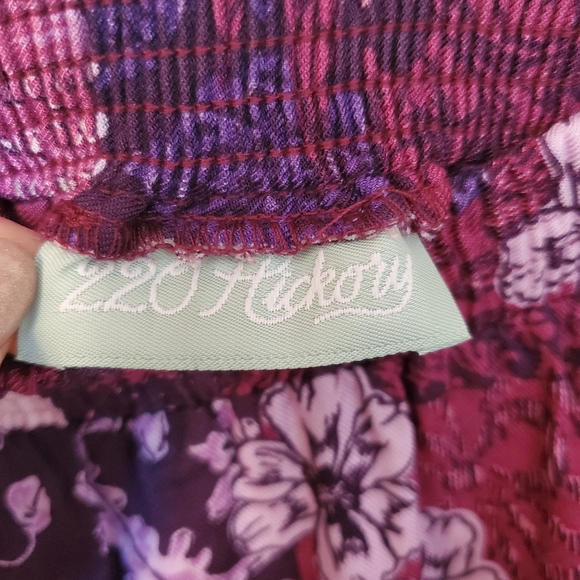 S Vintage Y2k Purple Double Split Purple Skirt - Picture 5 of 6